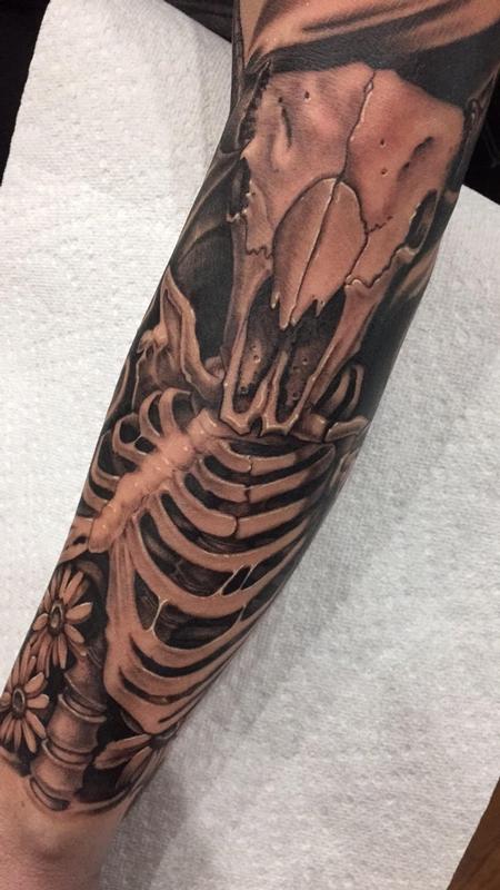 Tattoos - Ram skeleton - 131557